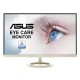ASUS VZ27AQ 27" Wide Quad HD LED Mate Plana Negro, Oro pantalla para PC