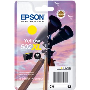 Epson 502XL 6.4ml 470páginas Amarillo cartucho de tinta