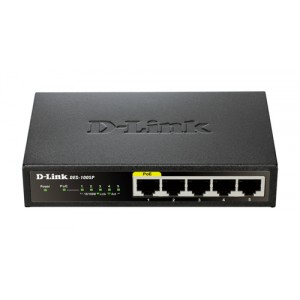 D-Link DGS-1005P switch Fast Ethernet (10/100) Energía sobre Ethernet (PoE)