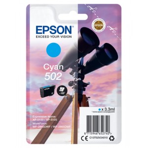 Epson Singlepack Cyan 502 Ink cartucho de tinta