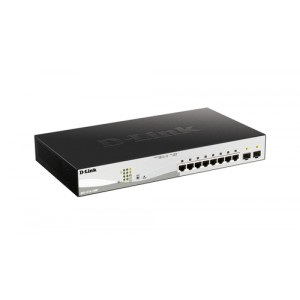 D-Link DGS-1210-10MP Gestionado L2/L3 Gigabit Ethernet (10/100/1000) Energía sobre Ethernet (PoE) Negro switch