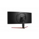 LG 34GK950G-B pantalla para PC 86,4 cm (34") UltraWide Quad HD LED Curva Mate Negro, Rojo