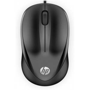 HP 1000 ratón USB 1200 DPI Ambidextro Negro