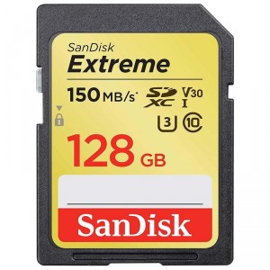 Sandisk EXTREME SDXC 128GB 150MB/S