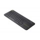 Logitech K400 Plus teclado RF inalámbrico AZERTY Francés Negro