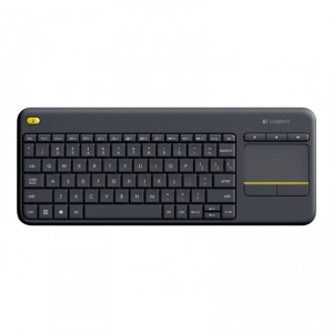 Logitech K400 Plus teclado RF inalámbrico QWERTZ Suizo Negro