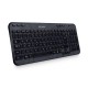 Logitech K360 IT teclado RF inalámbrico QWERTY Italiano Negro