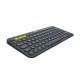 Logitech K380 teclado Bluetooth QWERTY Italiano Gris