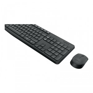 Logitech MK235 teclado RF inalámbrico Húngaro Negro