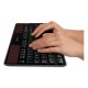 Logitech K750 teclado RF inalámbrico AZERTY Francés Negro