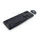 Logitech MK120 teclado USB Hebreo Negro