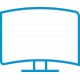HP E344c pantalla para PC 86,4 cm (34") 3440 x 1440 Pixeles WQHD Curva Plata