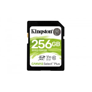 Kingston 256GB SDXC CANVAS SELECT PLUS EXT