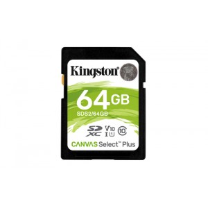 Kingston Technology Canvas Select Plus memoria flash 64 GB SDXC Clase 10 UHS-I