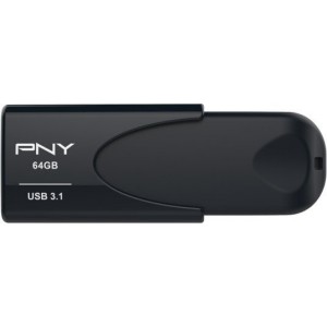 PNY MEMORIA USB 64GB ATTACHE 4 3.1 80MB/S FD64GATT431KK-EF