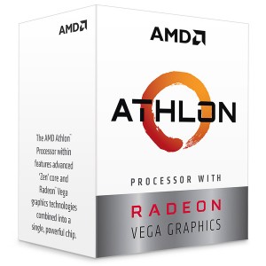 AMD CPU ATHLON 3000G Socket AM4 DUAL CORE 3.5Ghz 4MB VEGA-GPU 35WAT
