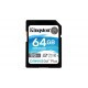 Kingston Technology Canvas Go! Plus memoria flash 64 GB SD Clase 10 UHS-I