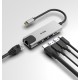 D-Link DUB-M520 base para portátil y replicador de puertos Alámbrico USB 3.0 (3.1 Gen 1) Type-C Aluminio, Negro
