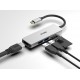 D-Link DUB-M530 base para portátil y replicador de puertos Alámbrico USB 3.0 (3.1 Gen 1) Type-C Aluminio, Negro