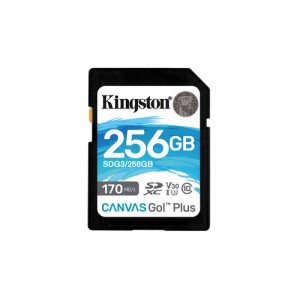 Kingston Technology Canvas Go! Plus memoria flash 256 GB SD Clase 10 UHS-I