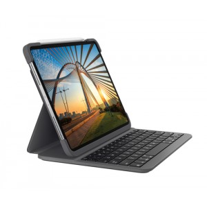 Logitech Slim Folio Pro teclado para móvil QWERTY Español Grafito Bluetooth