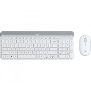 Logitech MK470 Slim Wireless Combo teclado RF inalámbrico Español Blanco