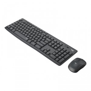 Logitech MK295 Silent Wireless Combo teclado RF inalámbrico QWERTY Pan Nordic Negro
