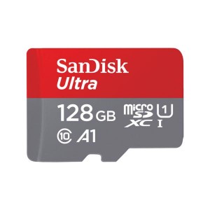 Sandisk MEMORIA SD MICRO 128GB Ultra® microSDXC + SD Adapter 100MB/s Class 10 UHS-I SDSQUNR-128G-GNTA