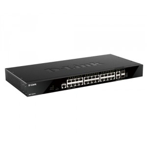 D-Link DGS-1520-28 commutateur réseau Géré L3 10G Ethernet (100/1000/10000) 1U Noir