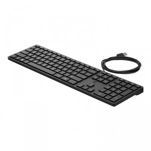 HP 320K teclado USB QWERTY Inglés Negro
