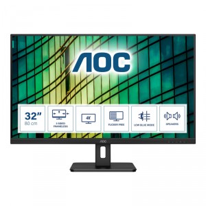 AOC Essential-line U32E2N LED display 80 cm (31.5") 3840 x 2160 Pixeles 4K Ultra HD Negro