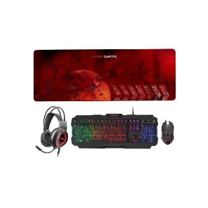 Mars gaming PACK MOUSE HEADSET Y ALFOMBRILLA MCPRGB2
