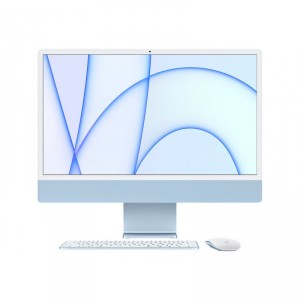 Apple iMac with 4.5K Retina display - Todo en uno - M1 - RAM 8 GB - SSD 256 GB - M1 8-core GPU - GigE - WLAN: Bluetooth 5.0, 802