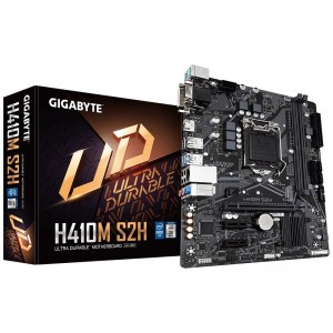 Giga-Byte PB GIGABYTE H410M S2H 2.0 Skt 1200M-ATX 10ºgen 2DDR4 2933MHz HDMI/VGA/DVI GLAN 3 PCIE M.2 4SATA 4USB3.2