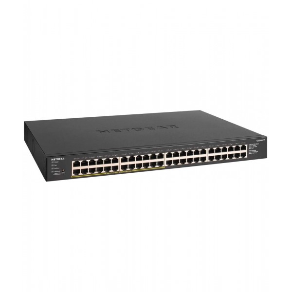 Netgear GS348PP No administrado Gigabit Ethernet (10/100/1000) Energía sobre Ethernet (PoE) Negro