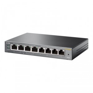 TP-LINK TL-SG108PE switch No administrado Gigabit Ethernet (10/100/1000) Energía sobre Ethernet (PoE) Negro