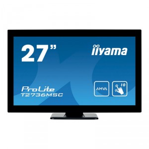 iiyama ProLite T2736MSC-B1 monitor pantalla táctil 68,6 cm (27") 1920 x 1080 Pixeles Multi-touch Negro