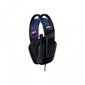 Logitech G G335 Wired Gaming Headset - Auricular - tamaño completo - cableado - conector de 3,5 mm - negro - certificado Discord