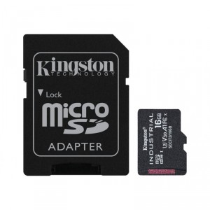 Kingston 16GB MICROSDHC INDUSTRIAL C10 A1