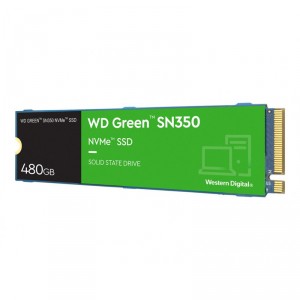 Western Digital WD Green SN350 NVMe SSD WDS480G2G0C - Unidad en estado sólido - 480 GB - interno - M.2 2280 - PCI Express 3.0 x4