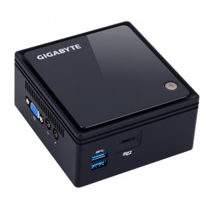 Gigabyte GB-BACE-3160 PC/estación de trabajo barebone 0,69 l tamaño PC Negro J3160 1,6 GHz