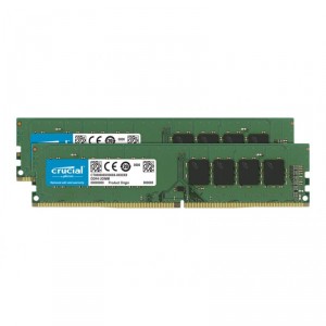 Crucial Technology Crucial - DDR4 - 32GB: 2 x 16GB - DIMM de 288 contactos - 3200MHz / PC4-25600 - CL22 - 1.2V - sin búfer - no-