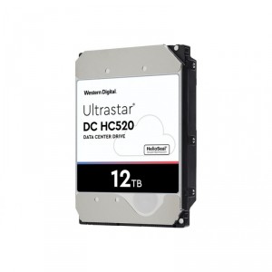 Western Digital WD Ultrastar DC HC520 HUH721212ALE604 - Disco duro - 12TB - interno - 3.5" - SATA 6Gb - 7200rpm - búfer: 256MB