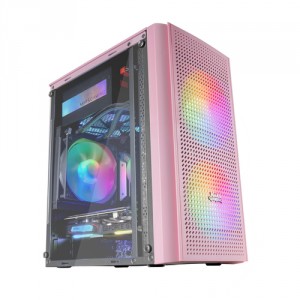 Mars Gaming MC300P unité centrale Mini Tower Rose