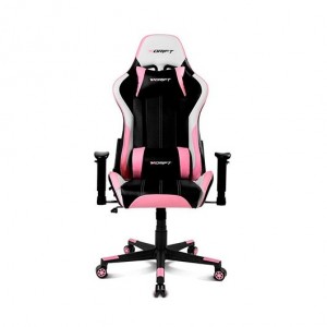 Drift SILLA GAMING DR175 ROSA INCLUYE COJINES CERVICAL Y LUMBAR