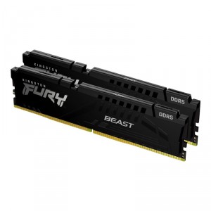 Kingston FURY Beast - DDR5 - kit - 32 GB: 2 x 16 GB - DIMM de 288 espigas - 4800 MHz / PC5-38400 - CL38 - 1.1 V - sin búfer - on
