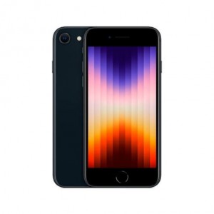 Apple iPhone SE 2022 128GB MIDNIGHT SIN CARGADOR/SIN AURICULARES/A15 BIONIC / 12MPX/4.7
