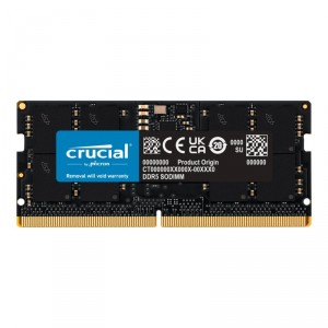Crucial Technology 16GB DDR5-4800 SODIMM CL40 (16GBIT)
