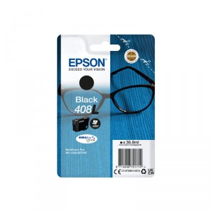 Epson 408XL - 36.9 ml - Gran capacidad - negro - original - blíster - cartucho de tinta - para WorkForce Pro WF-C4810DTWF