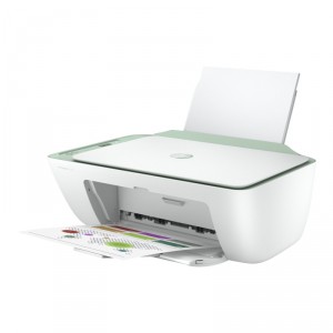 HP Multifunción Deskjet 2722e WiFi/ Fax Móvil/ Blanca y Verde